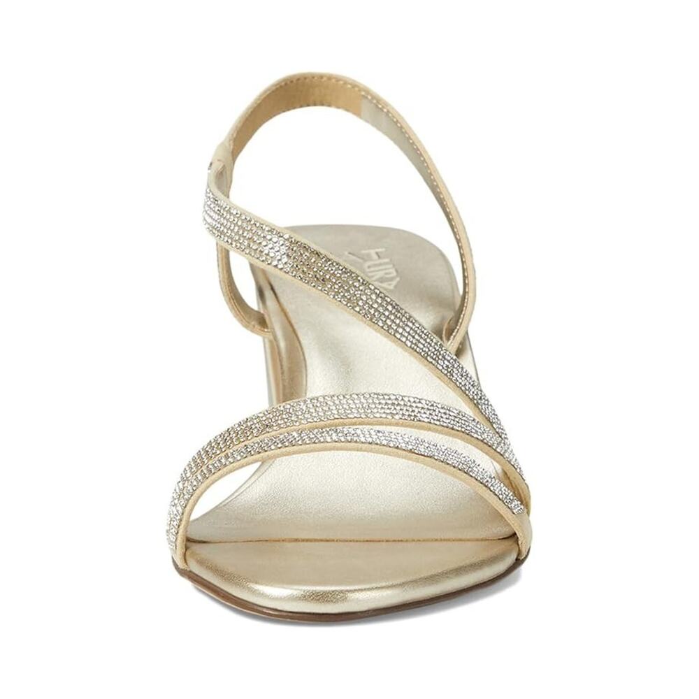 Naturalizer Strappy Pump Sandals‎ Vanessa 2 Champagne Size 9 - Picture 2 of 9